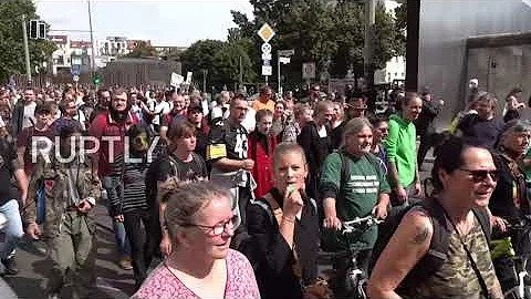 Allemagne : des centaines de sceptiques du COVID-19 se rassemblent à Berlin