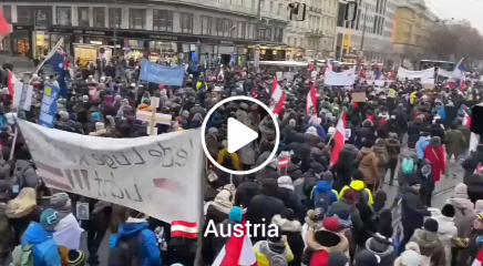L'Autriche s'est opposée à la dictature CAS--VITE  et au nouveau fascisme avec des manifestations