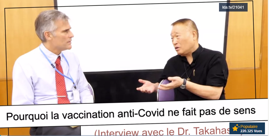 Pourquoi la vaccination anti-CAS--VITE ne fait pas de sens (Interview avec le Dr. Takahashi)