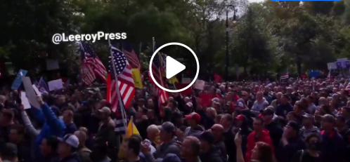 AUJOURD'HUI : encore plus de protestations contre le pharma-fascisme et les nouveaux nazis des vaccins payés par la FED à New York