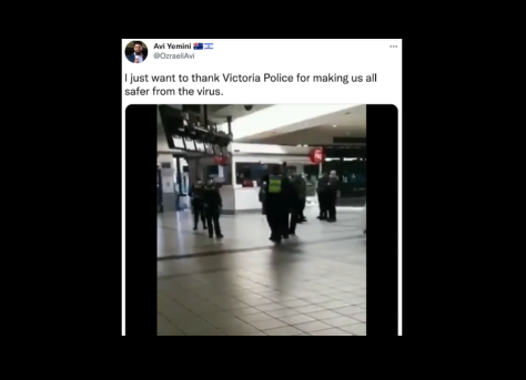 Si vous voulez une bonne piqûre de rappel sur ce qui motive notre combat pour la liberté, je vous recommande de voir ce qui se passe en Australie