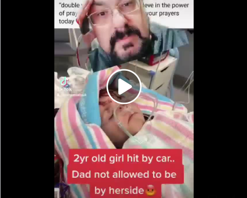 Ben voyons donc enfant de 2 ans renversé par une voiture ; et son père n'est pas autorisé à la voir parce qu'il n'est pas doublement vacciné.