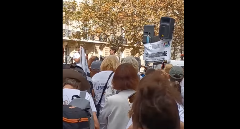 Discours d'une infirmière manifestation 11/09/21 Paris