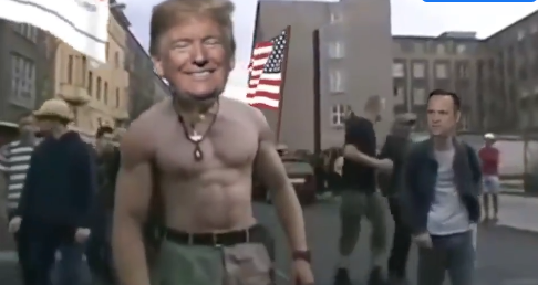Trump est avec nous sur toute la LIGNE!  Et Vive le PEUPLE!