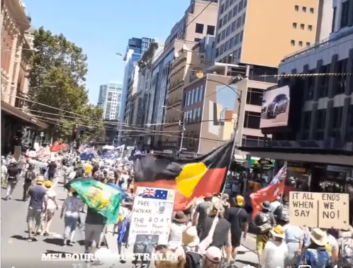 Les Australiens en viennent à bout des autorités !!!  Aujourd'hui 22 janvier 2022
