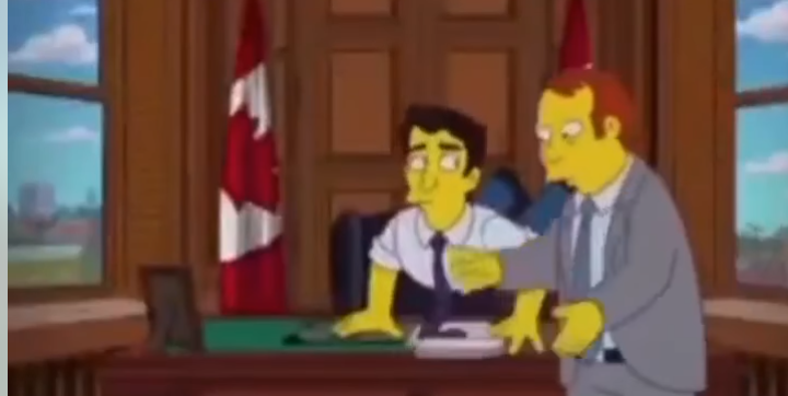 La prophétie des Simpsons SUR LES CAMIONNEURS A OTTAWA